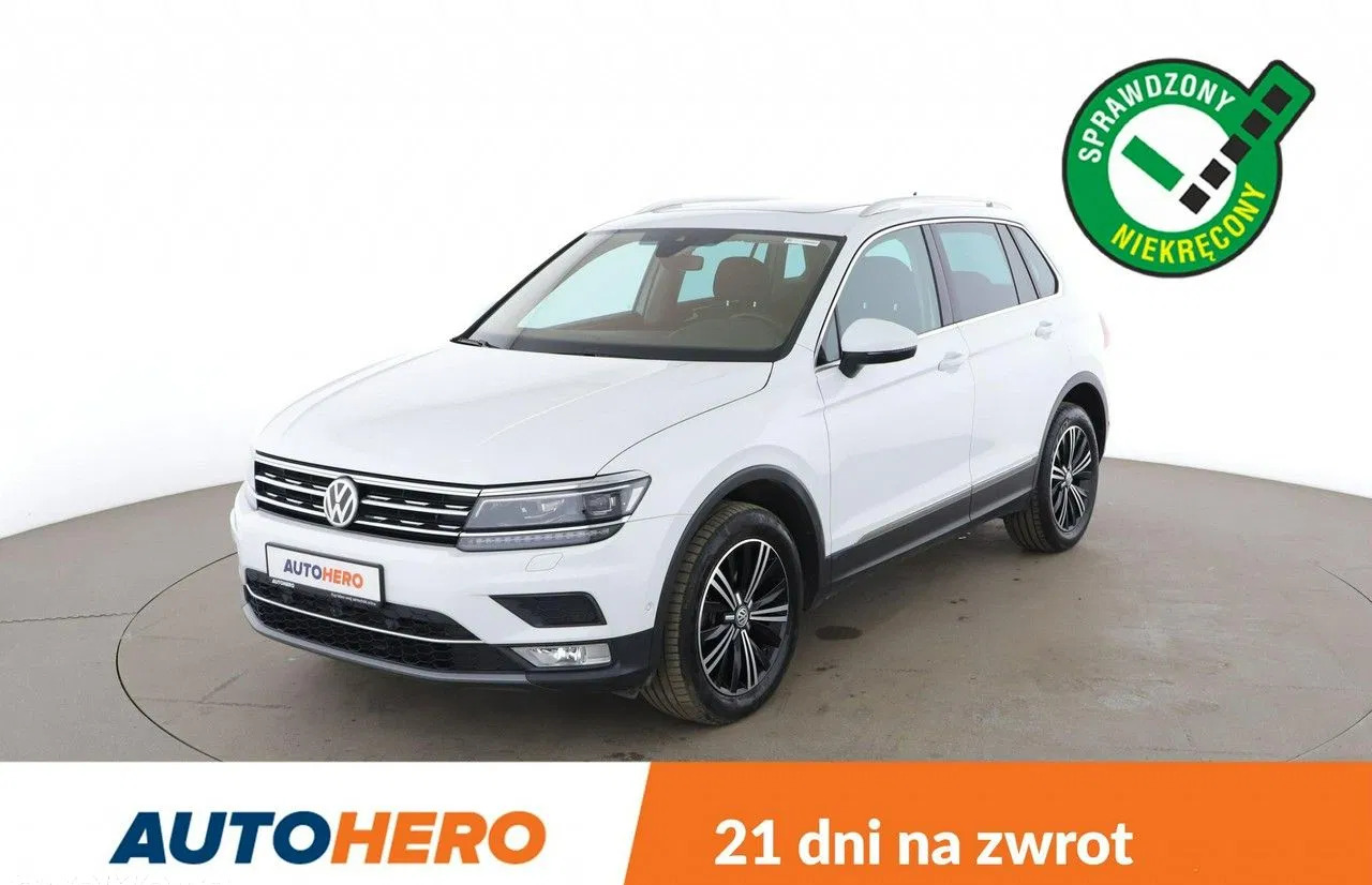 samochody osobowe Volkswagen Tiguan cena 97000 przebieg: 138809, rok produkcji 2016 z Rawicz